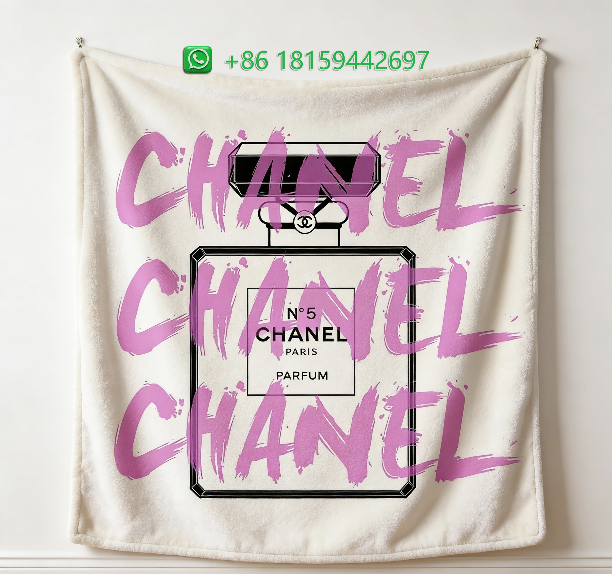 Chanel Throw Blankets